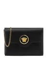 Versace La Medusa Kuvert-clutch In Schwarz