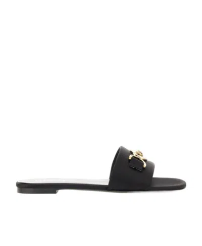 Versace Biggie Medusa Slides In Black