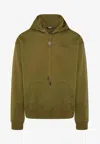 Versace La Medusa Hooded Sweatshirt In Green