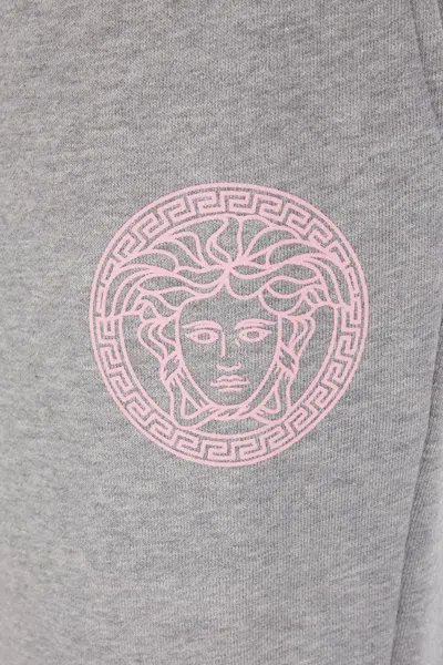 Versace 'la Medusa' Joggers In Gray