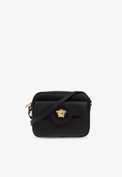 Versace La Medusa Leather Crossbody Bag