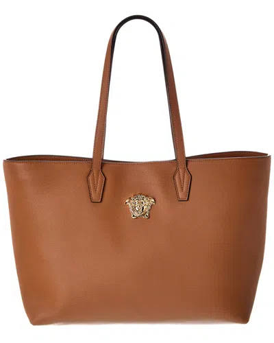 VERSACE VERSACE LA MEDUSA LEATHER TOTE