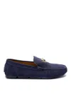 Versace Medusa Plaque Loafers In Gold
