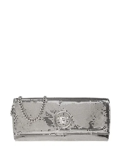 Versace La Medusa Metal Mesh Clutch Bag