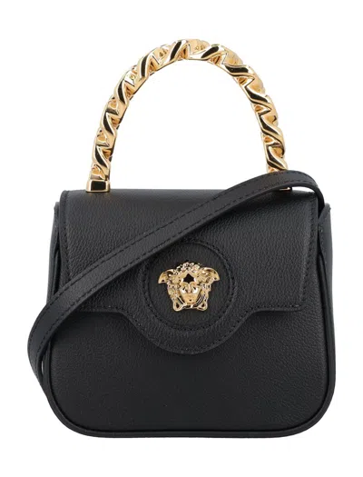 Versace Women's La Medusa Mini Bag In Black