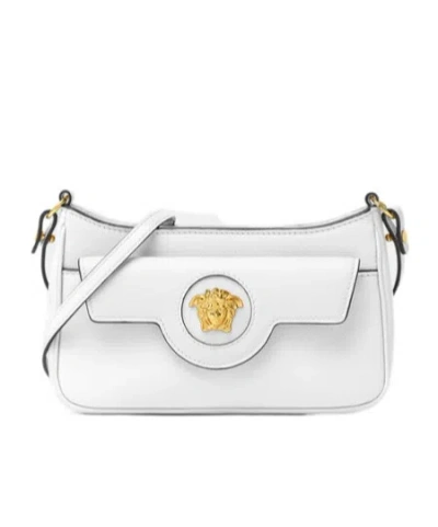 Versace La Medusa Mini Bag In White