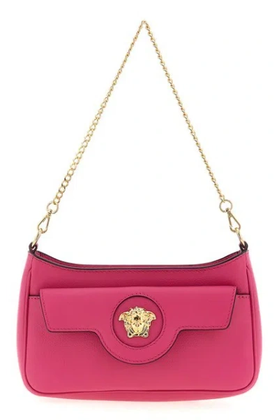 Versace La Medusa Mini Crossbody Bag In Pink