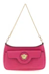 Versace La Medusa Calf-leather Crossbody Bag In Pink