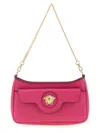 Versace La Medusa Calf-leather Crossbody Bag In Pink
