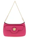 Versace La Medusa Calf-leather Crossbody Bag In Pink