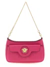 Versace La Medusa Calf-leather Crossbody Bag In Pink