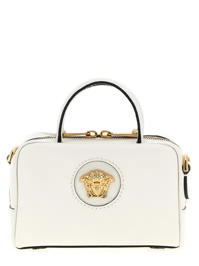 Versace 'la Medusa' Handbag In White