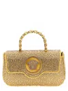 Versace Golden La Medusa Mini Crossbody Bag In Gold