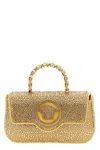 Versace Golden La Medusa Mini Crossbody Bag In Gold