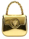 Versace Mini La Medusa Chain-handle Cross-body Bag In Gold