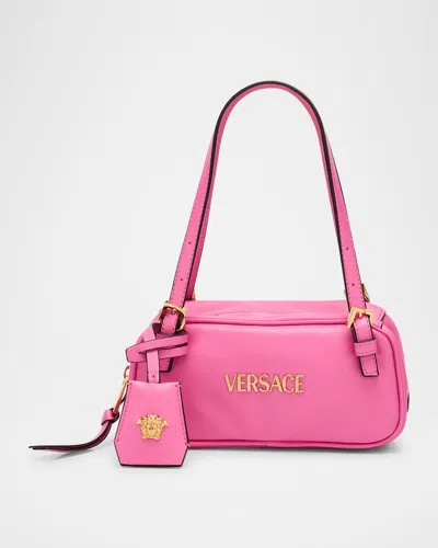 Versace La Medusa Mini Nappa Leather Shoulder Bag