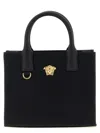 Versace 'la Medusa' Mini Shopping Bag In Black