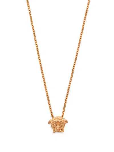 Versace La Medusa Necklace In Gold