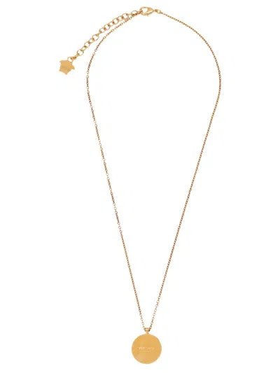 Versace La Medusa Necklace In Golden