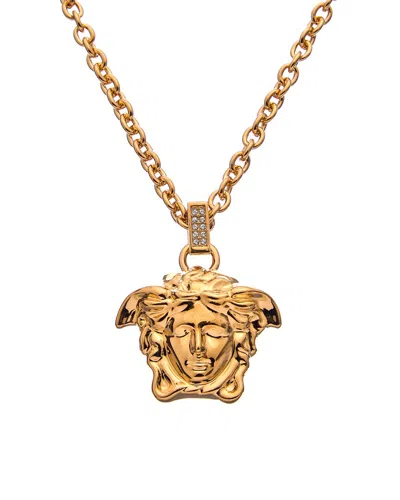 Versace La Medusa Pendant Necklace In Gold