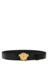 Versace La Medusa Reversible Belt In Black