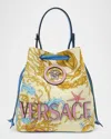 Versace La Medusa Sea Life Printed Bucket Bag