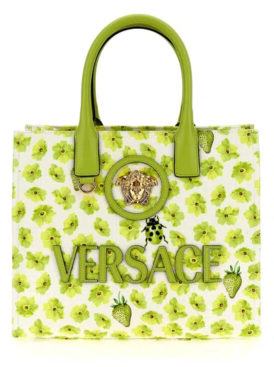 Versace 'la Medusa' Shopping Bag In Green