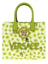Versace La Medusa Shopping Bag In Green