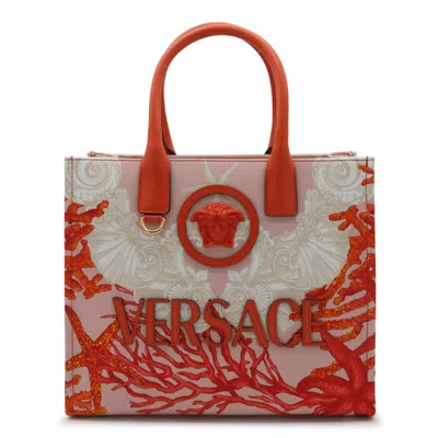 Versace La Medusa Top Handle Bag In Multi