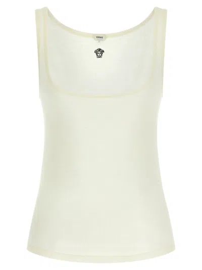 Versace La Medusa Tops White In Multi