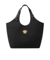 Versace La Medusa Tote Bag In Black