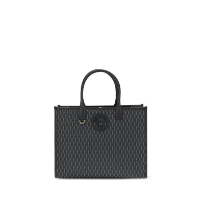 Versace La Medusa Tote Women's Bag In Black