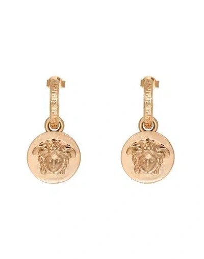 Versace La Medusa Woman Earrings Gold Size - Metal