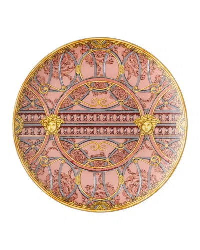 Versace La Scala Del Palazzo Dinner Plate In Rosa
