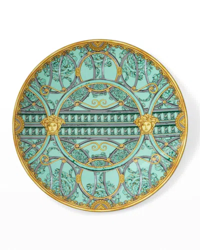 Versace La Scala Del Palazzo Service Plate In Blue