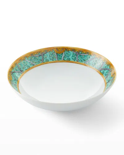 Versace La Scala Del Palazzo Soup Bowl In Green