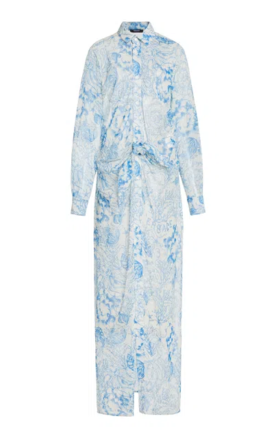 Versace Chiffon Caftan Gown