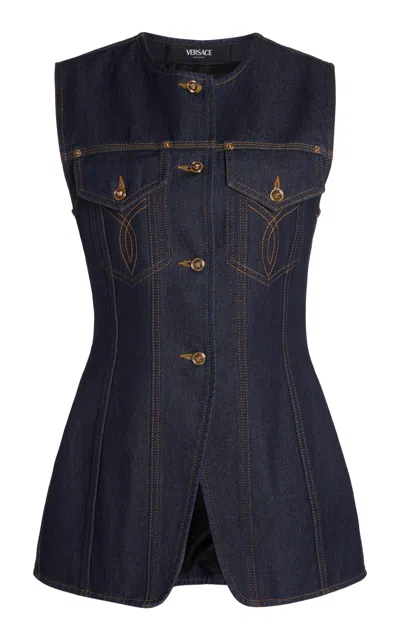 Versace Denim Vest