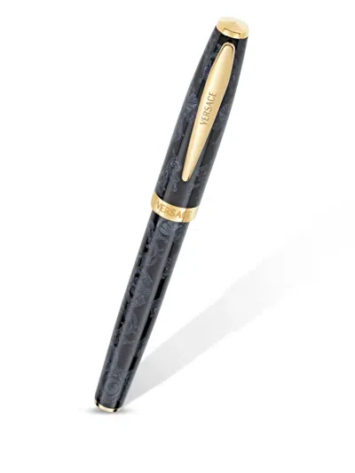 Versace La Vacanza Roller Pen In Black