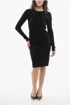 Versace Lace Dress With Rear Zip