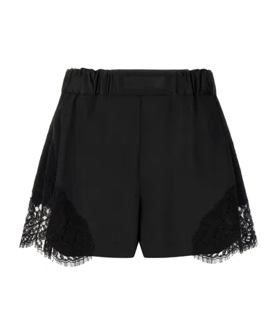 VERSACE VERSACE LACE INSERT SHORTS