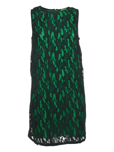 Pre-owned Versace Lace Mini Dress