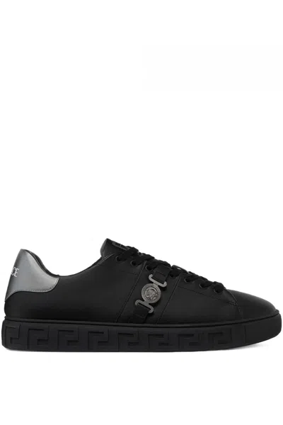 VERSACE LACE-UP LOW-TOP CASUAL SHOES