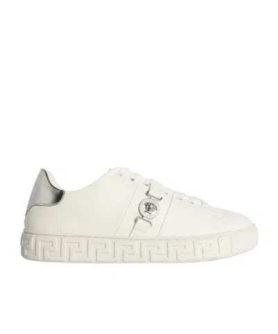 VERSACE LOGO LOW-TOP SNEAKERS
