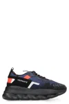 Versace Chain Reaction Chunky Sneakers In Black