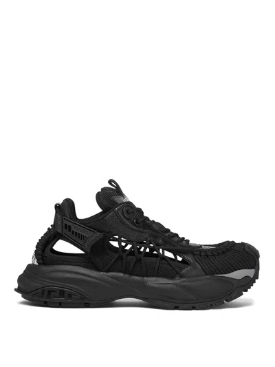 Versace Zapatos Con Cordones - Negro In Black