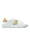 Versace Laced Sneakers In White