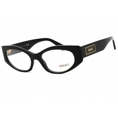 Versace Ladies Black Cat Eye Eyeglass Frames 0ve3369