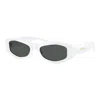 Versace Rectangle Full Rim Sunglasses In ["grey"]