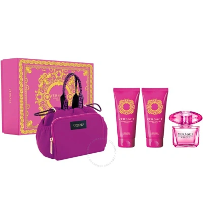 Versace Ladies Bright Crystal Absolu Gift Set Fragrances 8011003884872 In N/a